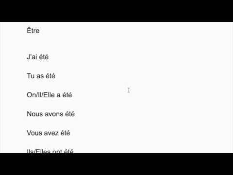 French-Passé Compose