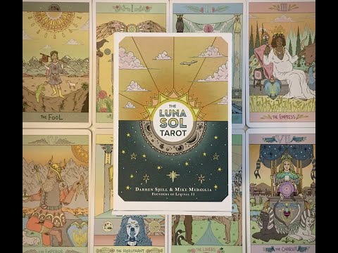 The Luna Sol Tarot (New Edition)....UNBOXING..FLIP THROUGH..NO TALKING
