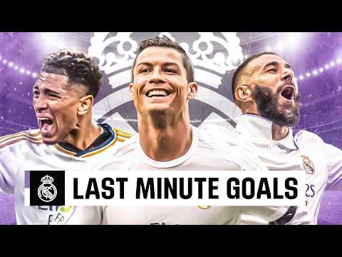¡Los GOLES del REAL MADRID en LALIGA en los MINUTOS FINALES!