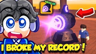 I Got THE BEST TURRET And BROKE MY RECORD In Build Ur Base!