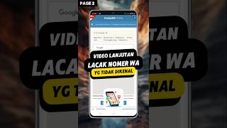 Download lagu #Page 2 !! CARA AMPUH MELACAK NOMER WHATSAPP YG TIDAK DIKENAL  #edukasi #pembelajaran #carakitaid mp3