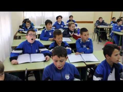 Ensayo del coro de Alumnos de Primaria del Colegio Altair (Sevilla)