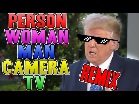 Donald Trump - Person, Woman, Man, Camera, TV : Remix