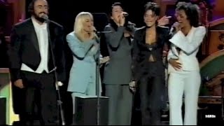Spice Girls and Luciano Pavarotti "Viva Forever" Live @ Pavarotti &amp; Friends (1998)