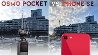 DJI Osmo Pocket vs iPhone SE - Camera Comparison - Do you NEED a Standalone Camera?