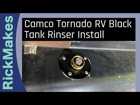 Camco Tornado RV Black Tank Rinser Install