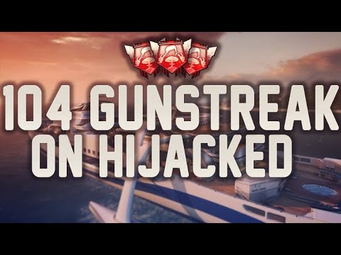 OMG! INSANE 104 GUNSTREAK W/SCAR-H ON HIJACKED (TRIPLE NUCLEAR)