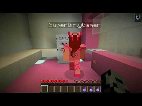 PopularMMOs Pat and Jen Minecraft: FANTASIA LUCKY BLOCK BEDWARS! - Modded Mini-Game