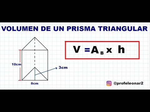 VOLUME OF A TRIANGULAR PRISM