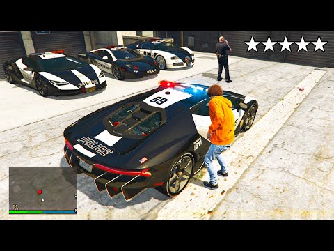 Stealing LUXURY POLICE CARS From The Police Station In GTA 5 RP!