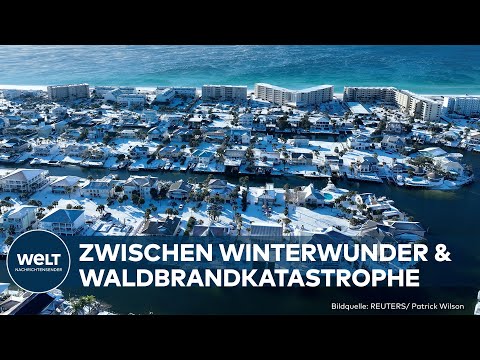 WETTEREXTREME USA: Schneechaos im Süden - Florida kälter als Alaska