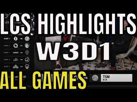 LCS Highlights ALL GAMES W3D1 Summer 2023 - Week 3 Day 1