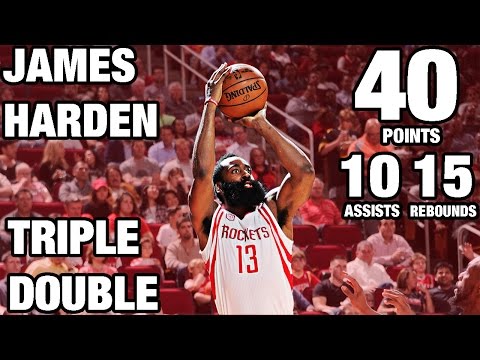 James Harden 40 Point Triple Double | Back to Back Games | 01.10.17