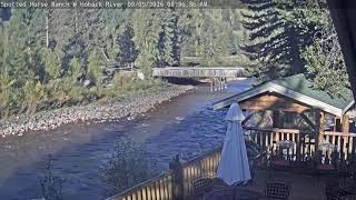 Hoback River @ Spotted Horse Ranch - SeeJH.com live webcam