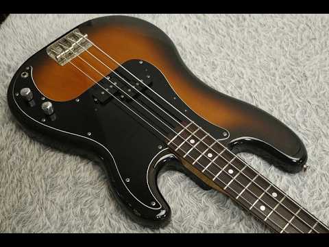 Vintage 1970's made Fernandes Stone Logo FPB-60 3tone sunburst finish  Made in Japan image 26