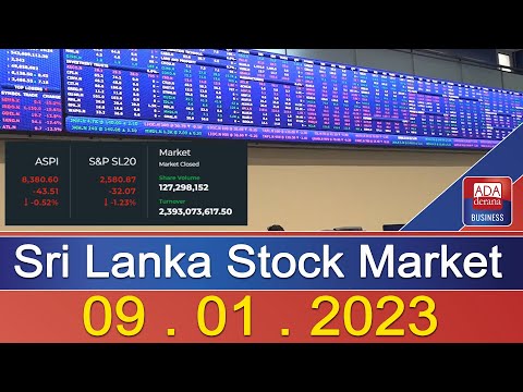 Sri Lanka Stock Market 09.01.2023