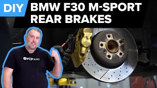 BMW F30 Rear Brake Pad & Disc Replacement DIY (Brembo M-Sport 2, 3, & 4-Series)