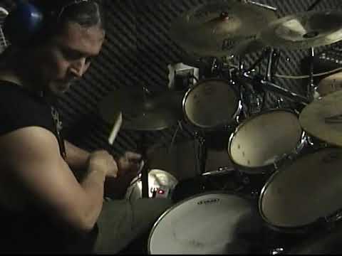 Dave Suzuki - DRUM CAM -Vital Remains - "Dechristianize" - band rehearsal 2005