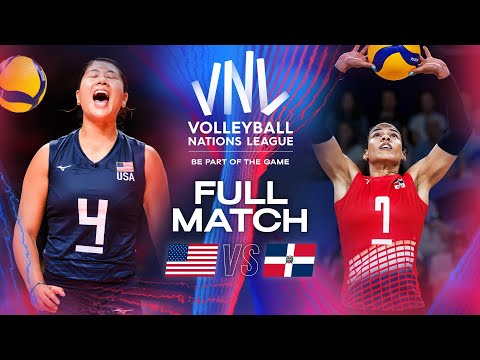 USA 🇺🇸 vs. Dominican Republic 🇩🇴 | 2024 VNL - Full Match