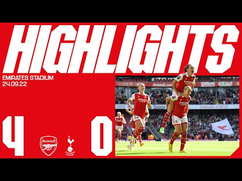HIGHLIGHTS | Arsenal vs Tottenham Hotspur | Mead, Miedema (2), Souza secure north London derby win!