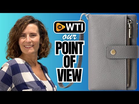 SENDEFN Small Wallet for Women Leather RFID Blocking Wristlet Wallet Credit Card Holder with Double Zipper Coin Purse Ladies Bifold Purse Grey - WTI product video review