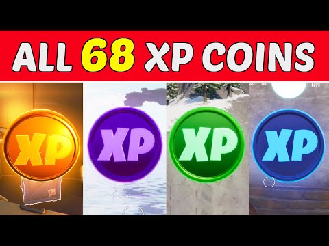 All 68 XP Coins Locations (Week 1-7) - Fortnite Season 4