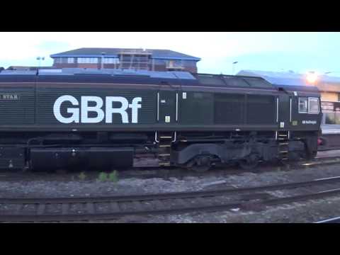 GBRF EVENING STAR ON 6E31 GREENERGY TANKS AT GLOUCESTER 310517