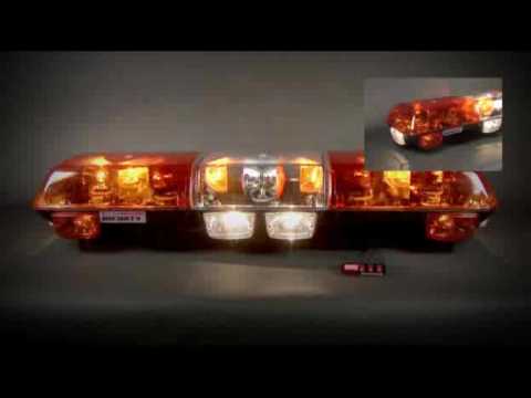 Wolo Infinity 1 Rotating Warning Lightbar, Amber - 7000-A