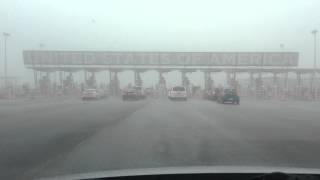 preview picture of video 'Foggy USA Border Crossing'