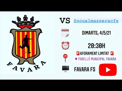 Favara FS vs Nou Almàssera EN DIRECTE 04/05/2021 a les 20:30h