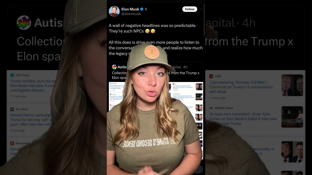 Trump and Elon Musk Broke the Internet Leaving Mainstream Media FURIOUS￼!!! #2ndamendment #shorts