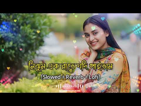 Nijhum Ek Raate Lofi Song 2024 - নিঝুম এক রাতে লফি গান 2024 | Nishita Barua | Tiktok Viral Song ।