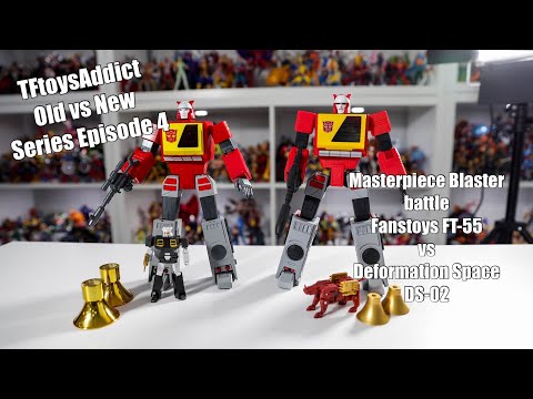 Transformers Masterpiece 3rd Party Blaster Battle Fanstoys FT-55 vs Deformation Space DS-02