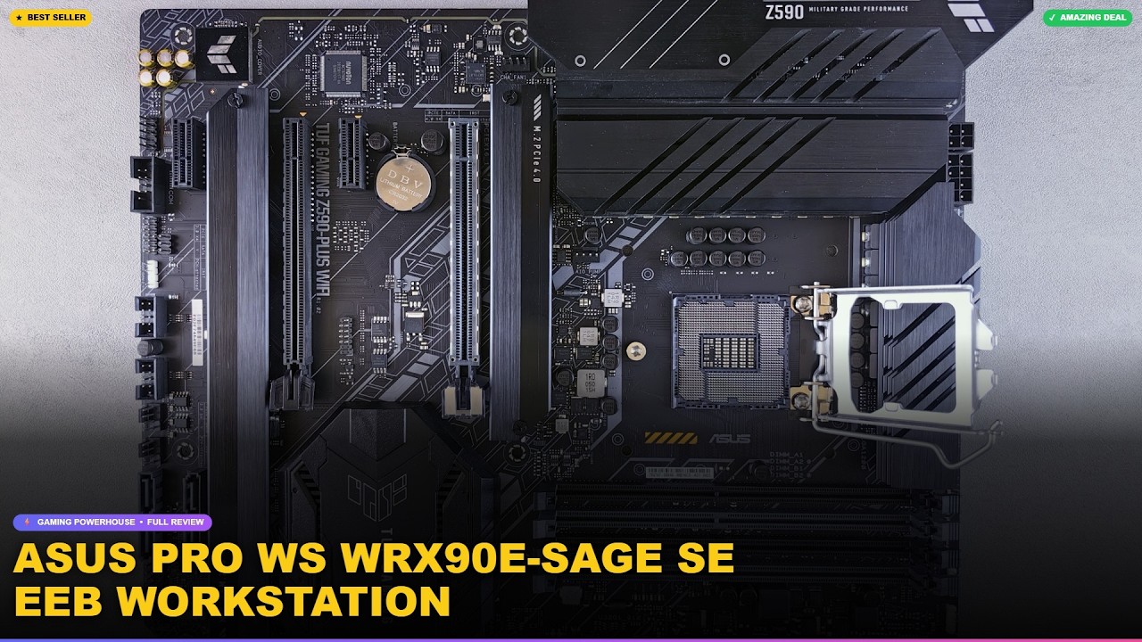 ASUS Pro WS WRX90E-SAGE SE EEB Workstation Motherboard Honest Review