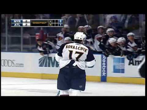 Ilya Kovalchuk Nice Shootout Goal Against Rangers (December,14,2009)