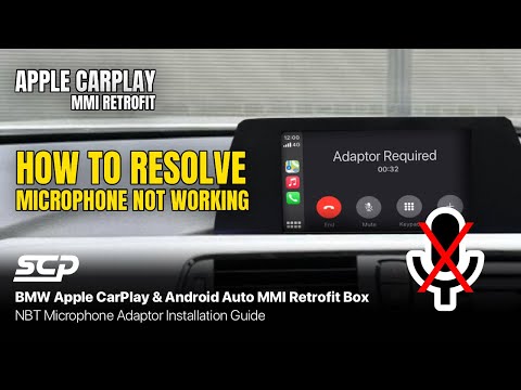 BMW CarPlay Microphone Adaptor Installation Guide - Microphone Not Working Fix Resolution