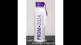 Water Bottle With Color-changing Ink