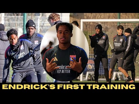 ENDRICK ARRIVES IN STYLE! 💥 FIRST TRAINING SESSION WITH OLYMPIQUE LYONNAIS AFTER REAL MADRID MOVE!