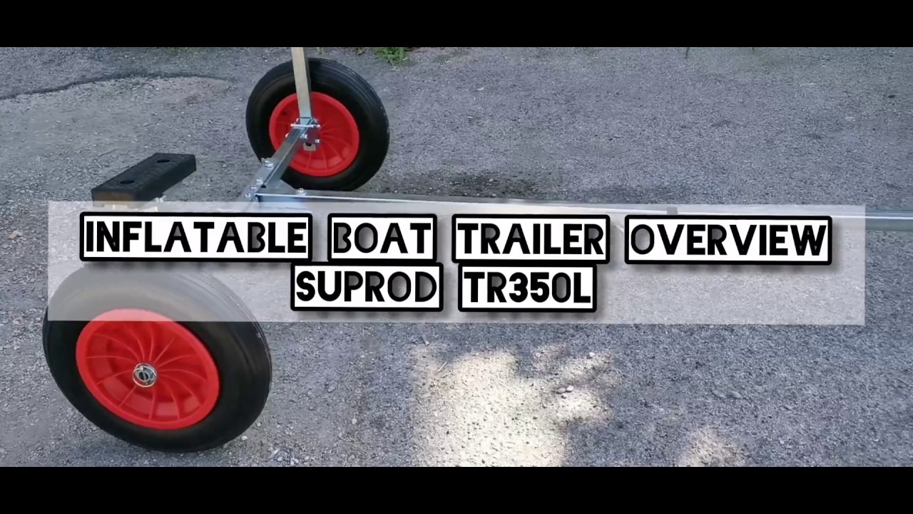Boat trailer for Honwave T40 overview - Carrello alaggio smontabile