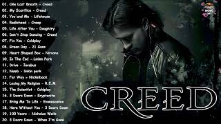 Download lagu Creed, Linkin Park, Metallica, Nickelback, Green Day, Coldplay💕Alternative Rock Greatest Hits 2000's mp3