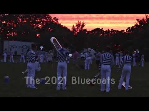 2021 Bluecoats hornline at Quincy, Ma