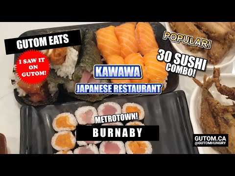 30 SUSHI COMBO KAWAWA JAPANESE RESTAURANT METROTOWN BURNABY #FOOD #SUSHI #JAPANESEFOOD #VANCOUVERBC
