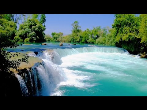Sonido de Cascada 🌊 Piano y Violín para Relajación Profunda y Paz Interior .