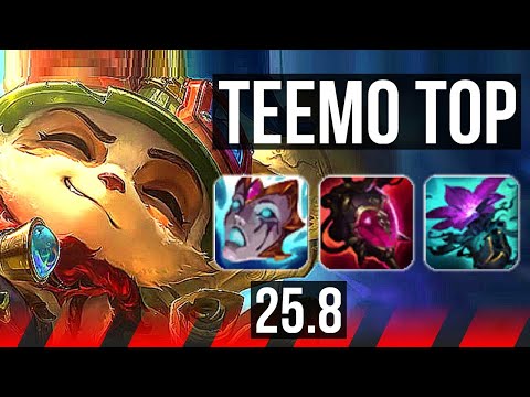 TEEMO vs VOLIBEAR (TOP) | Legendary, 15/4/8 | KR Master | 25.8