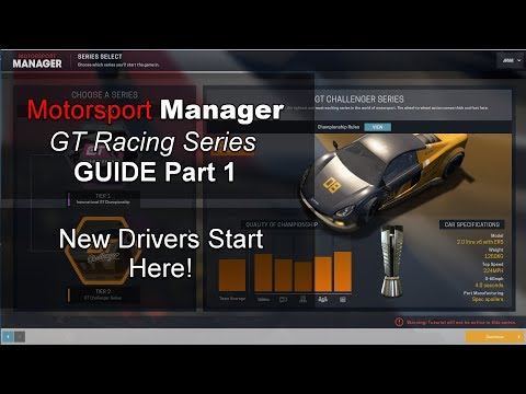 Motorsport Manager GT Series DLC Guide, Ep 1