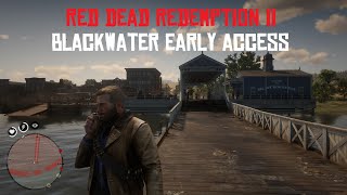 RDR2 - How to Explore Blackwater as Arthur as Early as Chapter 2