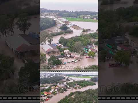Arroio São Lourenço, as 10:30 horas da manhâ  deste sábado, 23 agosto 2025. São Lourenço do Sul/RS