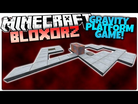Minecraft | BLOXORZ | GRAVITY PLATFORM GAME! | 33 Levels! (Minecraft Custom Mini Game Map)
