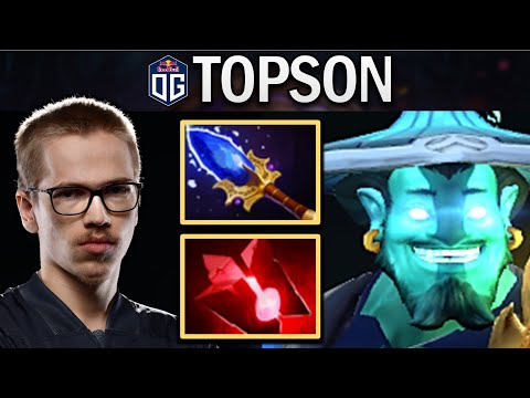 OG.TOPSON STORM SPIRIT WITH AGHANIMS-BLOODSTONE - DOTA 2 7.30 GAMEPLAY