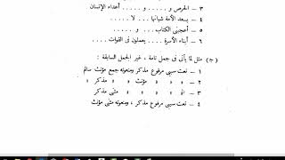 النحو الوظيفي(19)  الجزء الثالث من تدريبات النعت image